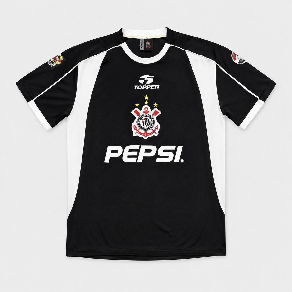 Camisa Corinthians III 2002 Retrô - Pepsi - Preta