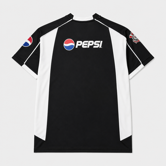 Camisa Corinthians III 2002 Retrô - Pepsi - Preta
