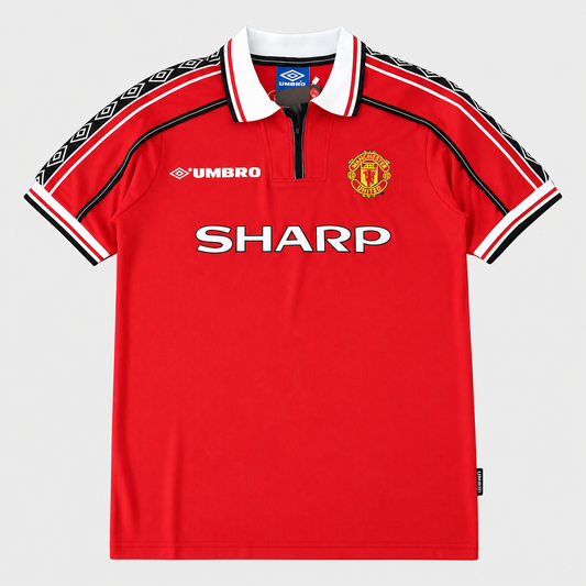 Camisa Manchester United I 1998/1999 - Torcedor Masculina - Vermelha