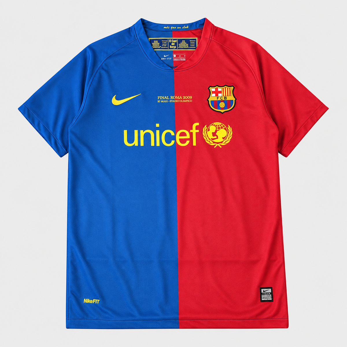 Camisa Barcelona I 2008/2009 Torcedor - Azul e Grená - Retrô