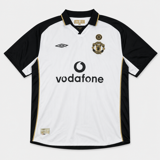 Camisa Manchester United 2001/2002 - Dupla Face - Retrô