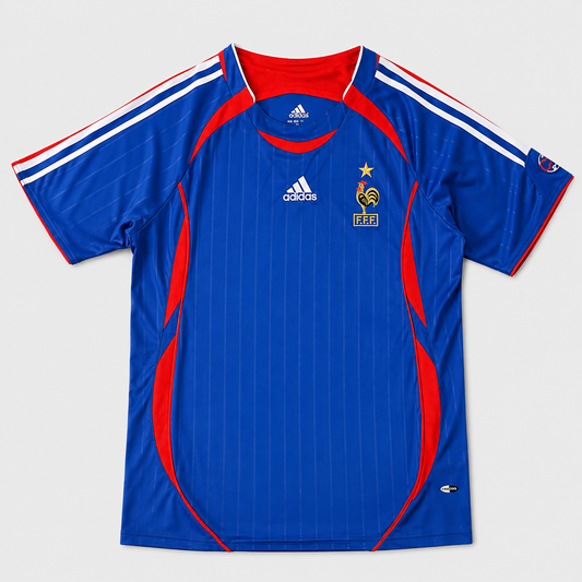 Camisa França I 2006 - Azul - Retrô