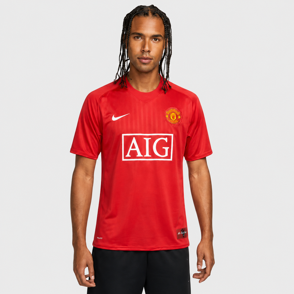 Camisa Manchester United I 2007/2008 Vermelha - Retrô