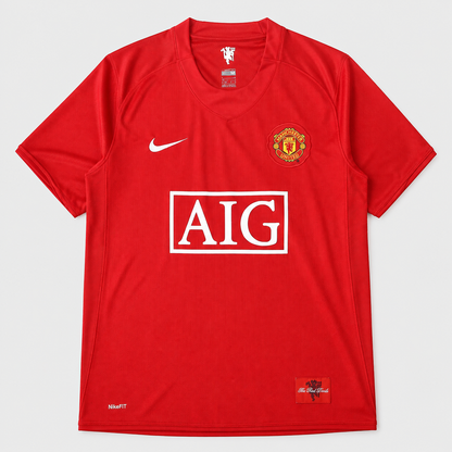 Camisa Manchester United I 2007/2008 Vermelha - Retrô
