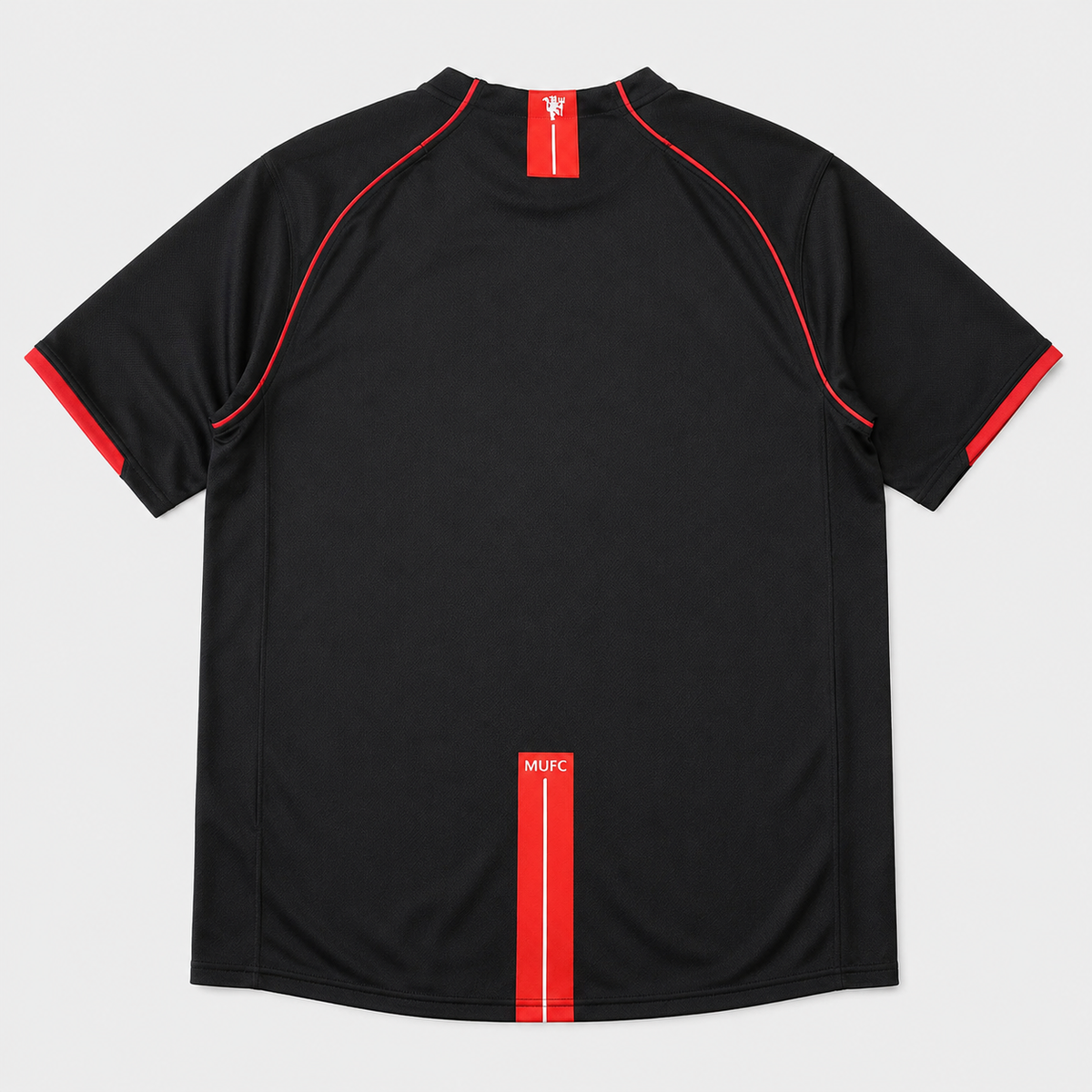 Camisa Manchester United II 2007/2008 Preta - Retrô