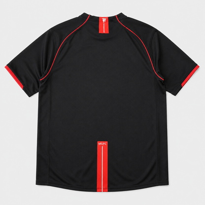 Camisa Manchester United II 2007/2008 Preta - Retrô