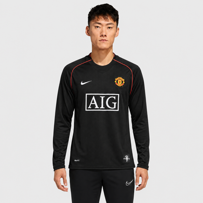 Camisa Manchester United II 2007/2008 Manga Longa - RONALDO 7