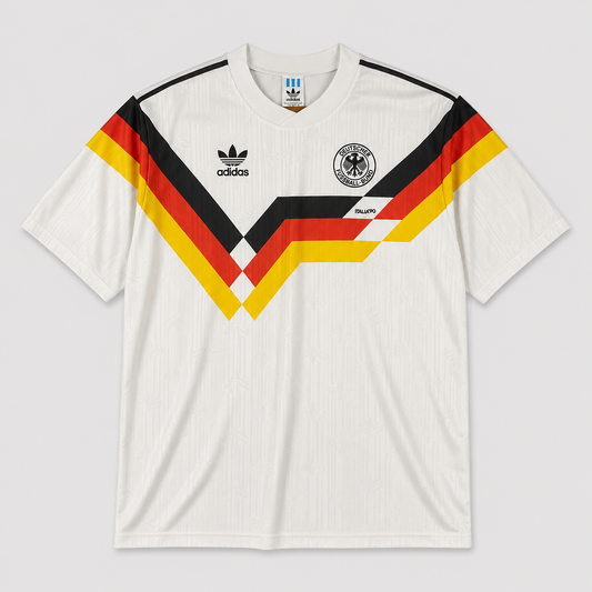 Camisa Alemanha I 1990 - Retrô - Branca
