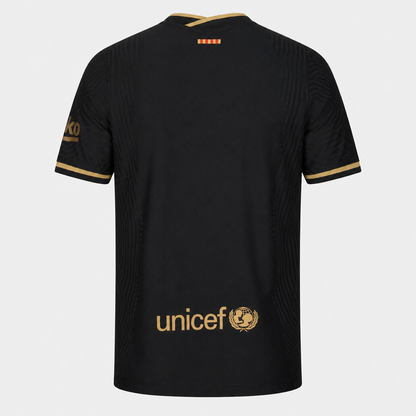 Camisa Barcelona II 2020/2021 Torcedor - Preto - Retrô
