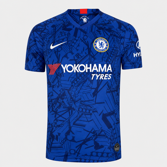 Camisa Chelsea I 2019/2020 - Azul - Retrô