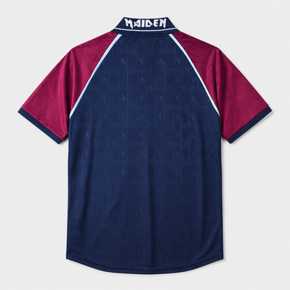 Camisa West Ham 1997 Retrô Iron Maiden - Azul