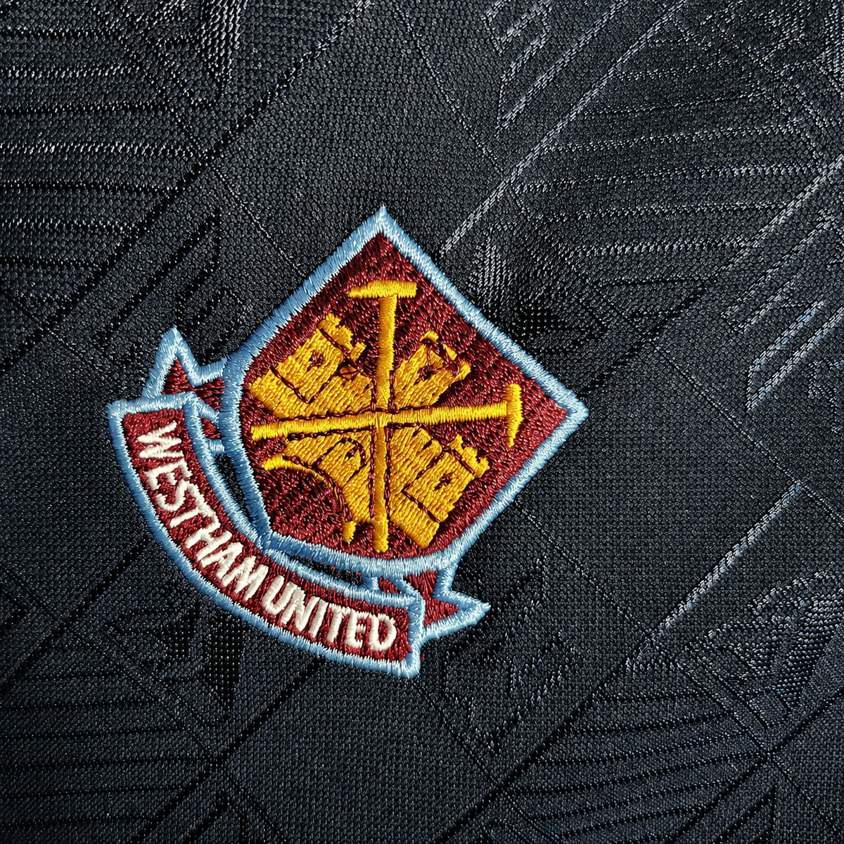 Camisa West Ham 1997 Retrô Iron Maiden - Azul
