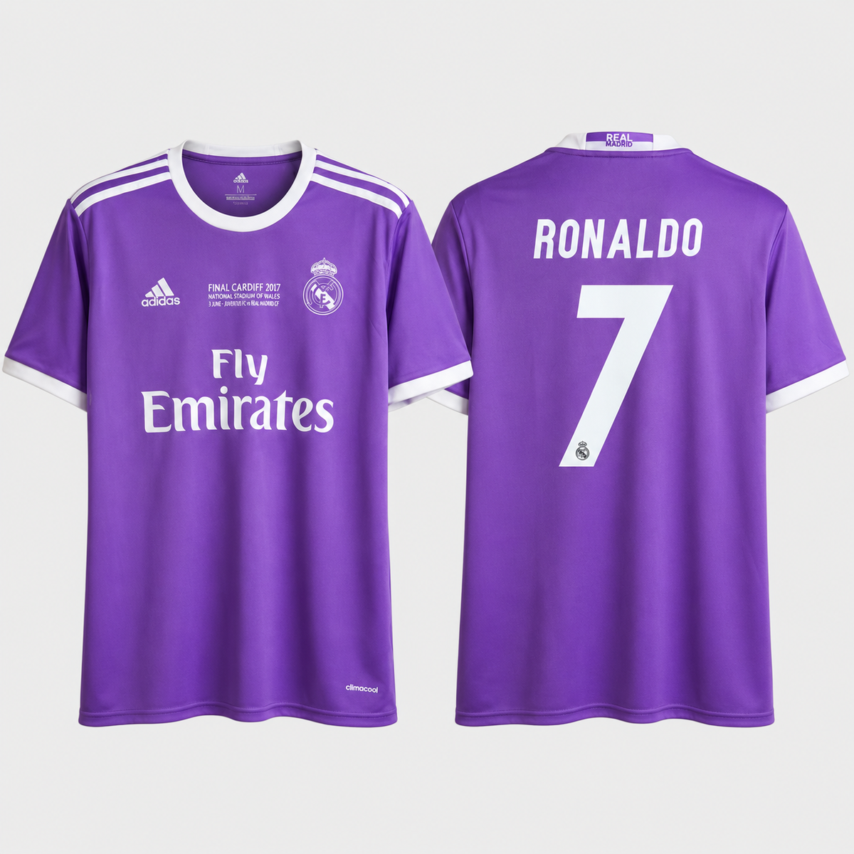 Camisa Real Madrid II 2016/2017 - Final Champions League - RONALDO 7
