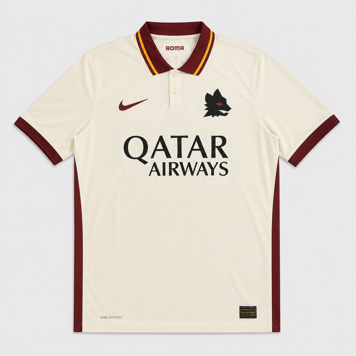 Camisa Roma II 2020/2021 Torcedor Masculina - Retrô