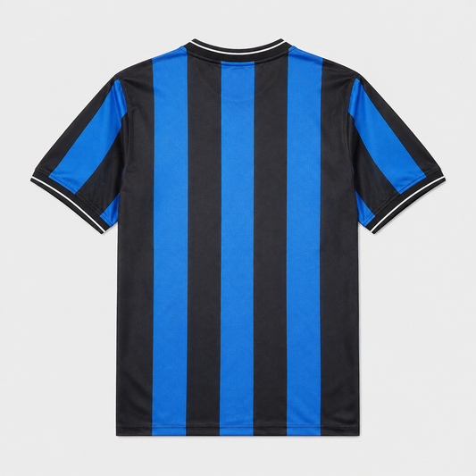 Camisa Inter de Milão I 2009/2010 - Azul e Preta - Retrô