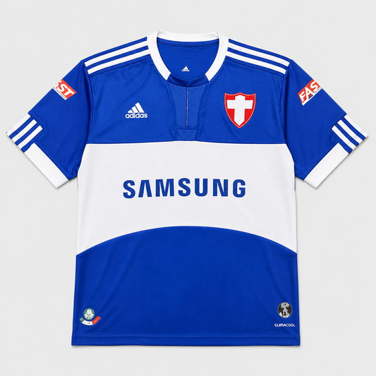 Camisa Palmeiras Savoia 2009 Retrô - Azul