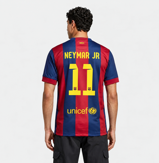 Camisa Barcelona I 2014/2015 - Retrô - NEYMAR JR 11