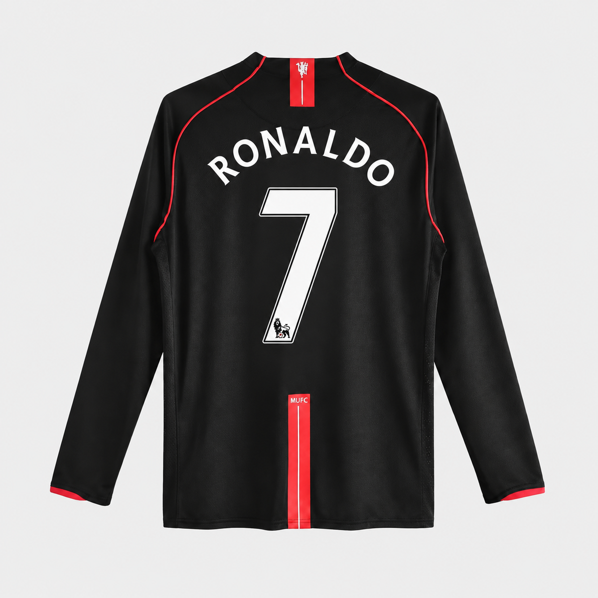 Camisa Manchester United II 2007/2008 Manga Longa - RONALDO 7