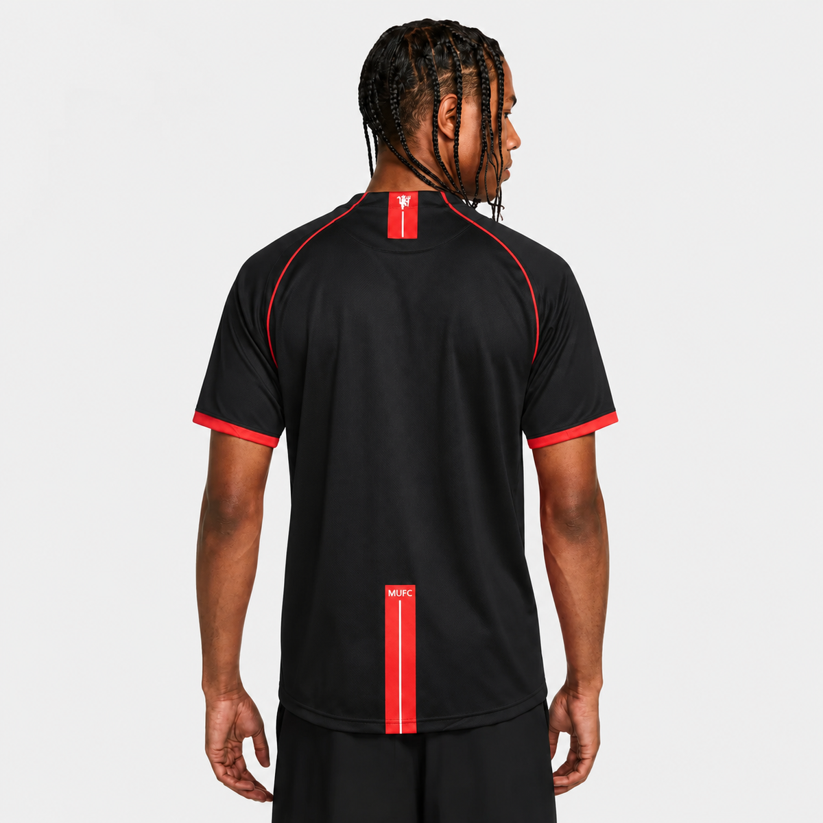 Camisa Manchester United II 2007/2008 Preta - Retrô