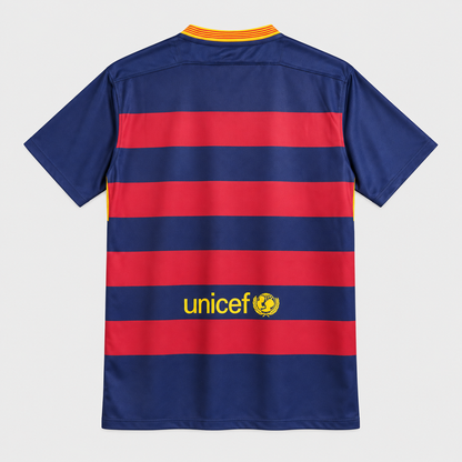 Camisa Barcelona I 2015/2016 Torcedor - Retrô