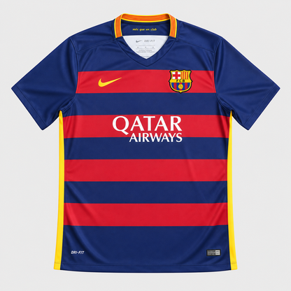 Camisa Barcelona I 2015/2016 Torcedor - Retrô