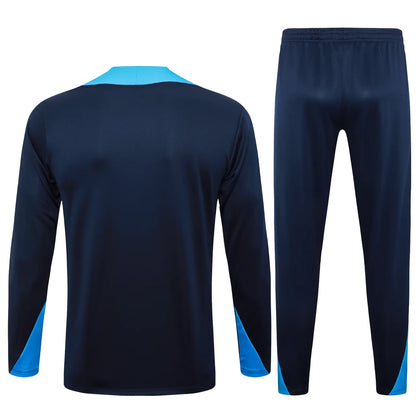 Conjunto Agasalho Treino Chelsea 24/25 - Azul Escuro