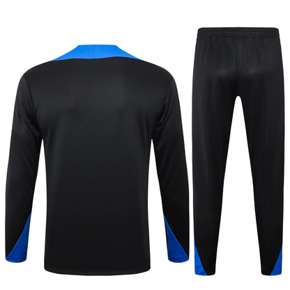 Conjunto Agasalho Treino Inter de Milão 24/25 - Preto