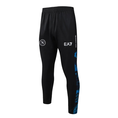 Conjunto Agasalho Treino Napoli 24/25 - Azul e Preto