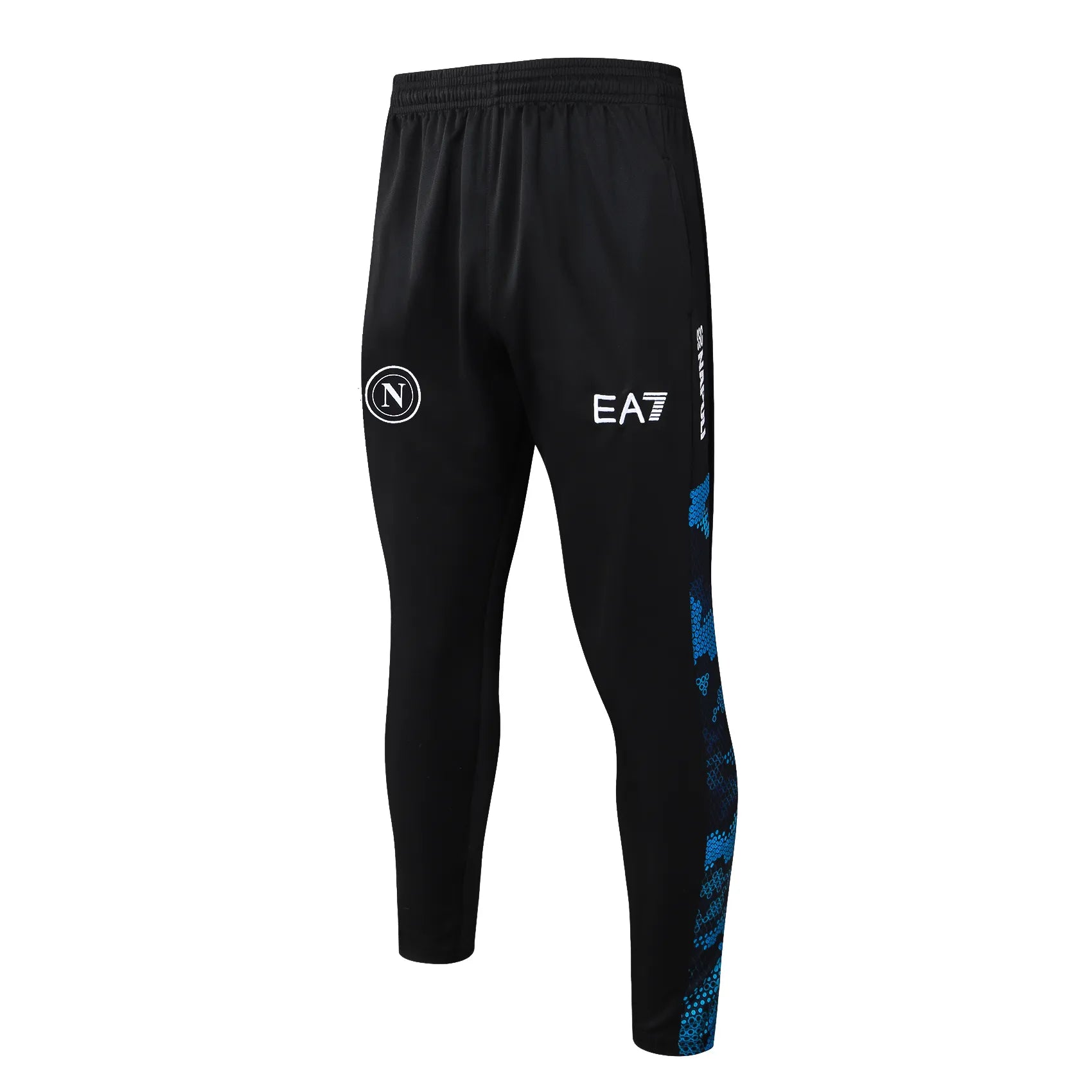 Conjunto Agasalho Treino Napoli 24/25 - Azul e Preto