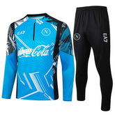 Conjunto Agasalho Treino Napoli 24/25 - Azul