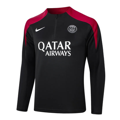 Conjunto Agasalho Treino PSG 24/25 - Preto