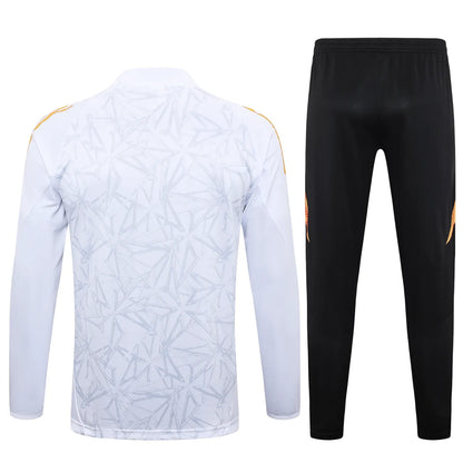 Conjunto Agasalho Treino Real Madrid 24/25 - Branco
