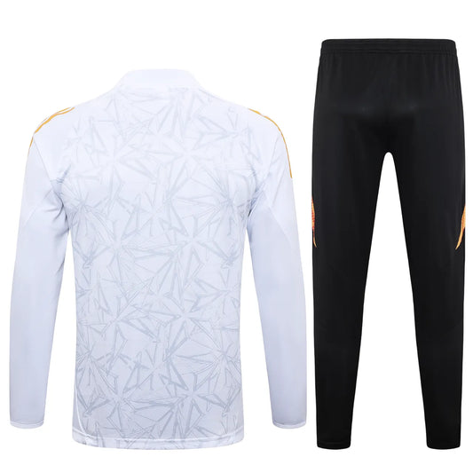Conjunto Agasalho Treino Real Madrid 24/25 - Branco
