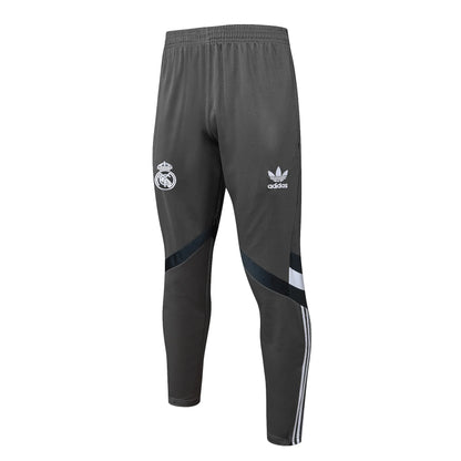 Conjunto Agasalho Treino Real Madrid 24/25 - Cinza