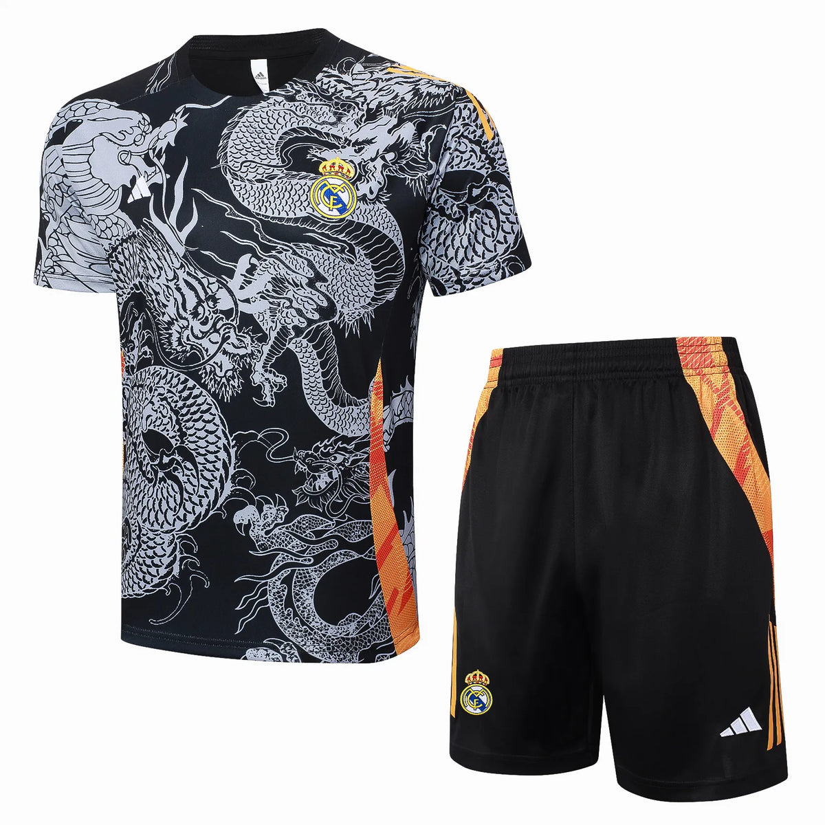 Conjunto Real Madrid Treino 24/25 - Cinza Dragão