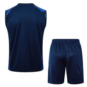 Conjunto Real Madrid Treino Regata 24/25 - Azul Dragão