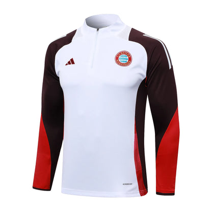 Conjunto Agasalho Treino Bayern de Munique 24/25 - Branco