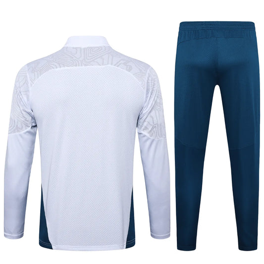 Conjunto Agasalho Treino Olympique de Marseille 24/25 - Branco