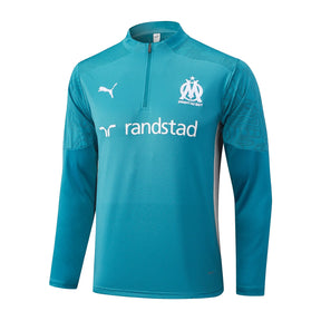 Conjunto Agasalho Treino Olympique de Marseille 24/25 - Azul