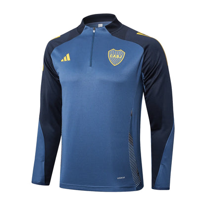Conjunto Agasalho Treino Boca Juniors 24/25 - Azul Escuro
