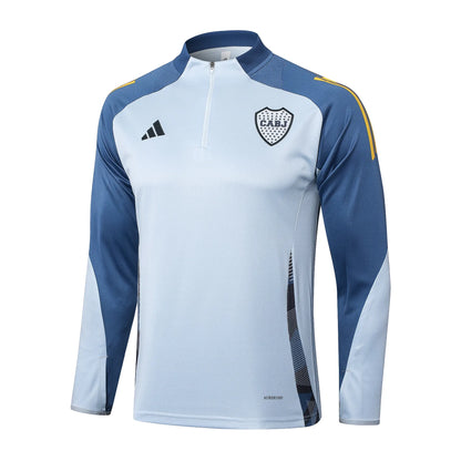 Conjunto Agasalho Treino Boca Juniors 24/25 - Azul Claro