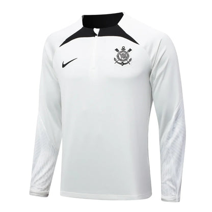 Conjunto Agasalho Treino Corinthians 24/25 - Branco