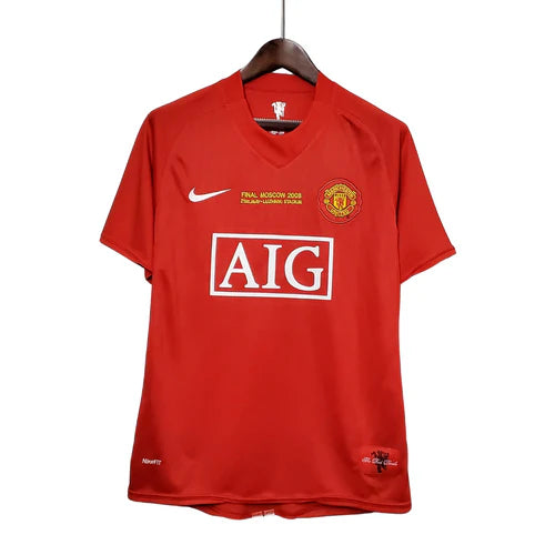 Camisa Manchester United I 2007/2008 - Torcedor Nike Masculina - Vermelho