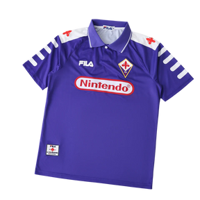 Camisa Fiorentina I 1998/1999 Retrô - Nintendo - Roxa