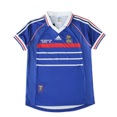 Camisa França I 1998 Adidas - Azul - Retrô