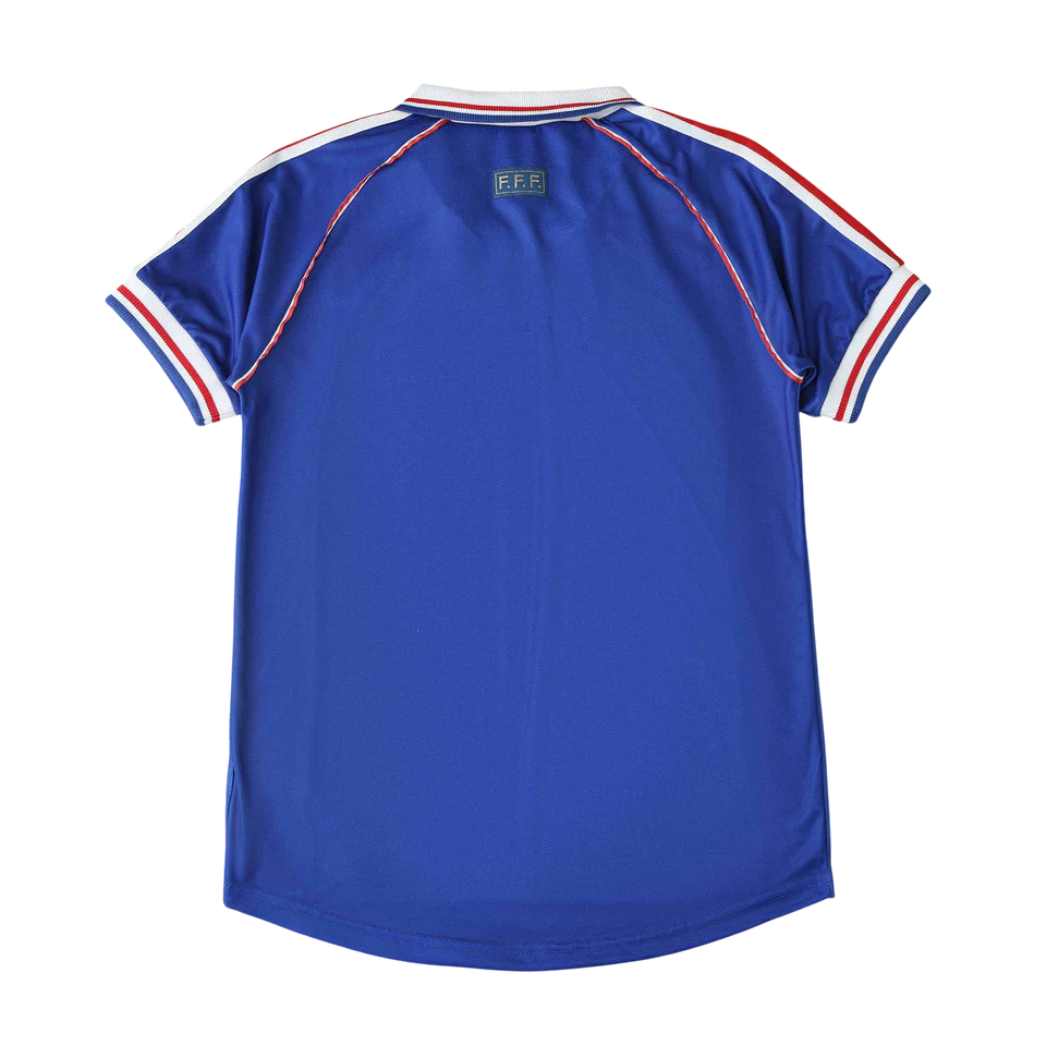 Camisa França I 1998 Adidas - Azul - Retrô