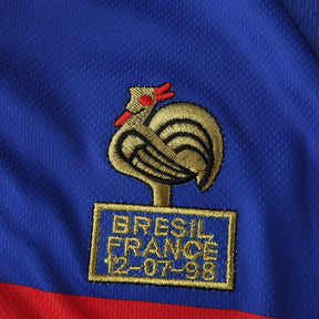 Camisa França I 1998 Adidas - Azul - Retrô