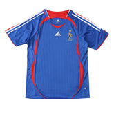 Camisa França I 2006 Adidas - Azul - Retrô