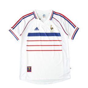 Camisa França II 1998 Adidas - Branca - Retrô