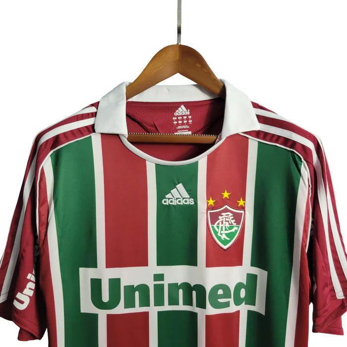 Camisa Fluminense I 2008/2009 Retrô - Vinho e Verde